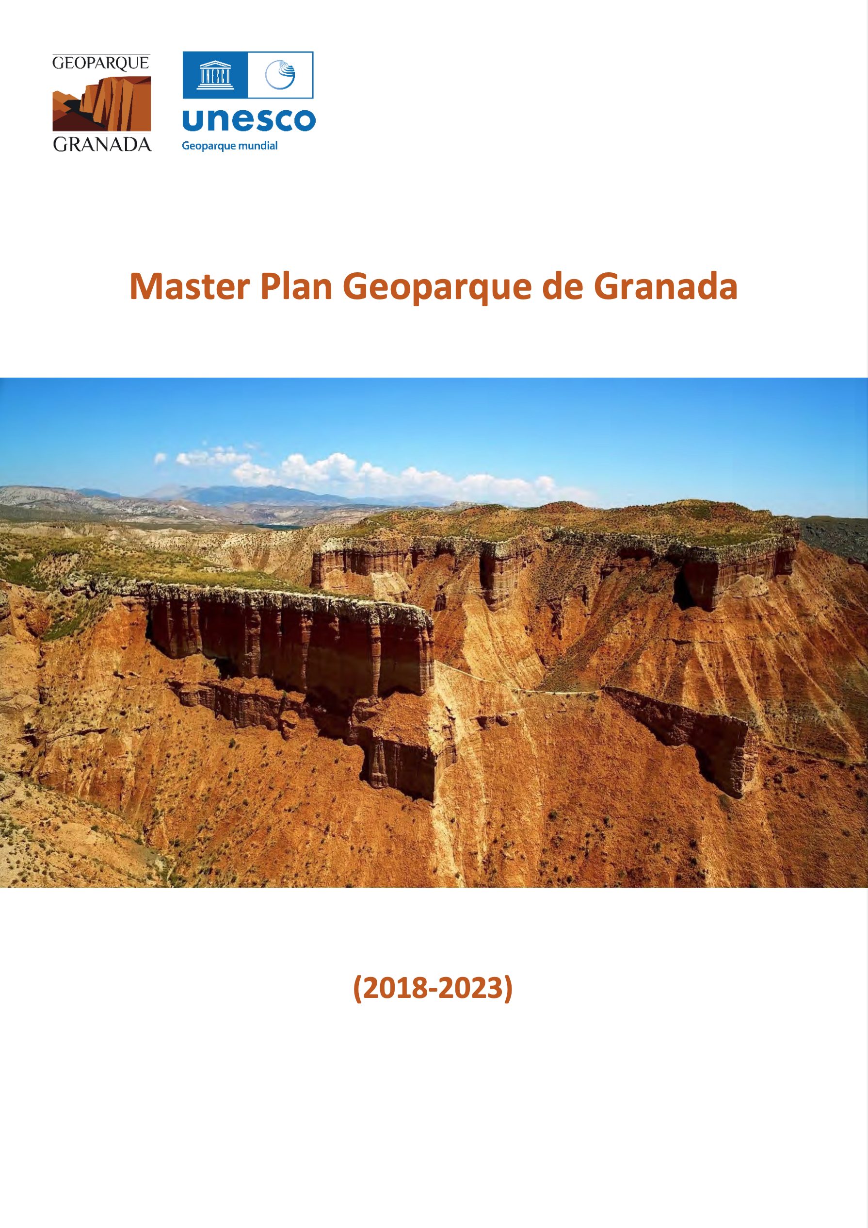 MASTER PLAN GEOPARQUE DE GRANADA 2018-2023