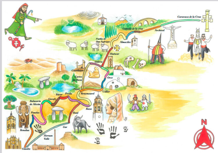 Triptico Camino Espiritual Sur
