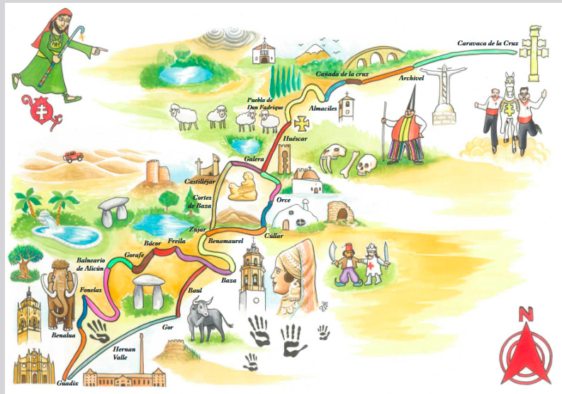 Triptico Camino Espiritual Sur